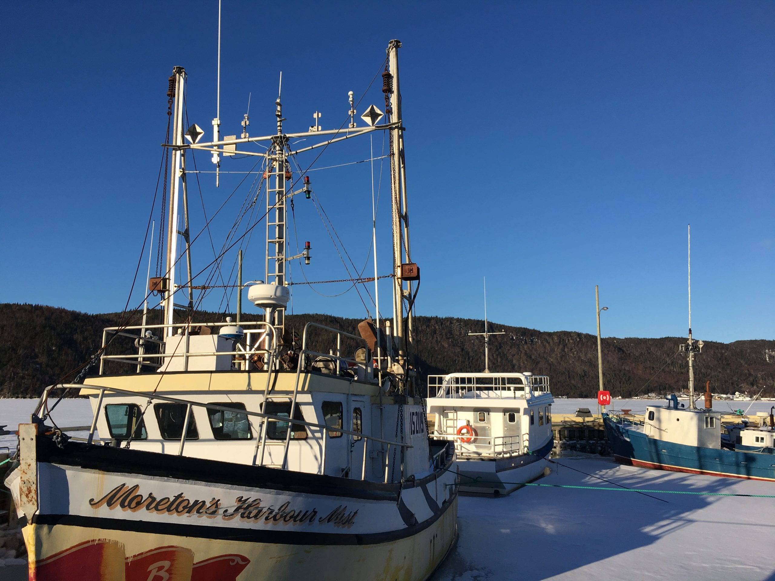 Fishing boats at the dock in the Miawpukek First Nation at Conne River, NL  - APTN News
