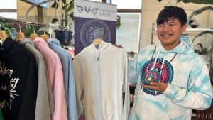 Teen beading sensation Cohaen Quash celebrates launch of Indigenous clothing line